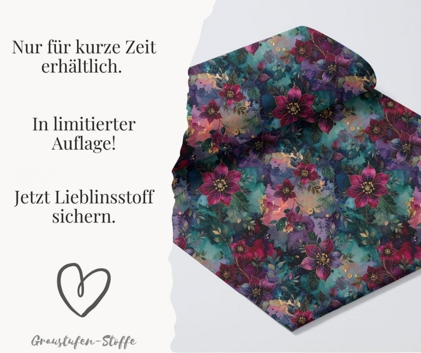"Swannis Kollektion": Happy Holidays I Modal French Terry I mit Überbreite
